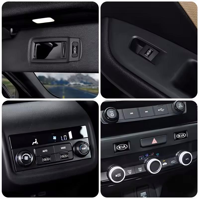 Custom Car Interior Stickers Badges Auto Styling For Kia Morning Picanto Rio Stonic Sportage Ceed Optima Forte 5 3 4 K7 K5 K8 K
