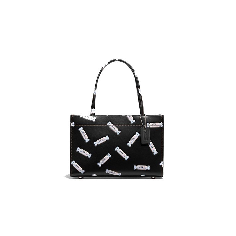 

Coach X White Rabbit Collaboration Cashin Candy Print Open Tote Bag Women Tote Bag Black CG279-LHBLC Black,Basic Set (Bag+Dust Bag)
