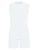 3Pcs Kids Special Needs Adaptive Jumpsuit Round Neck Sleeveless Back Invisible Zipper Solid Color for Easy Dressing Daily Care