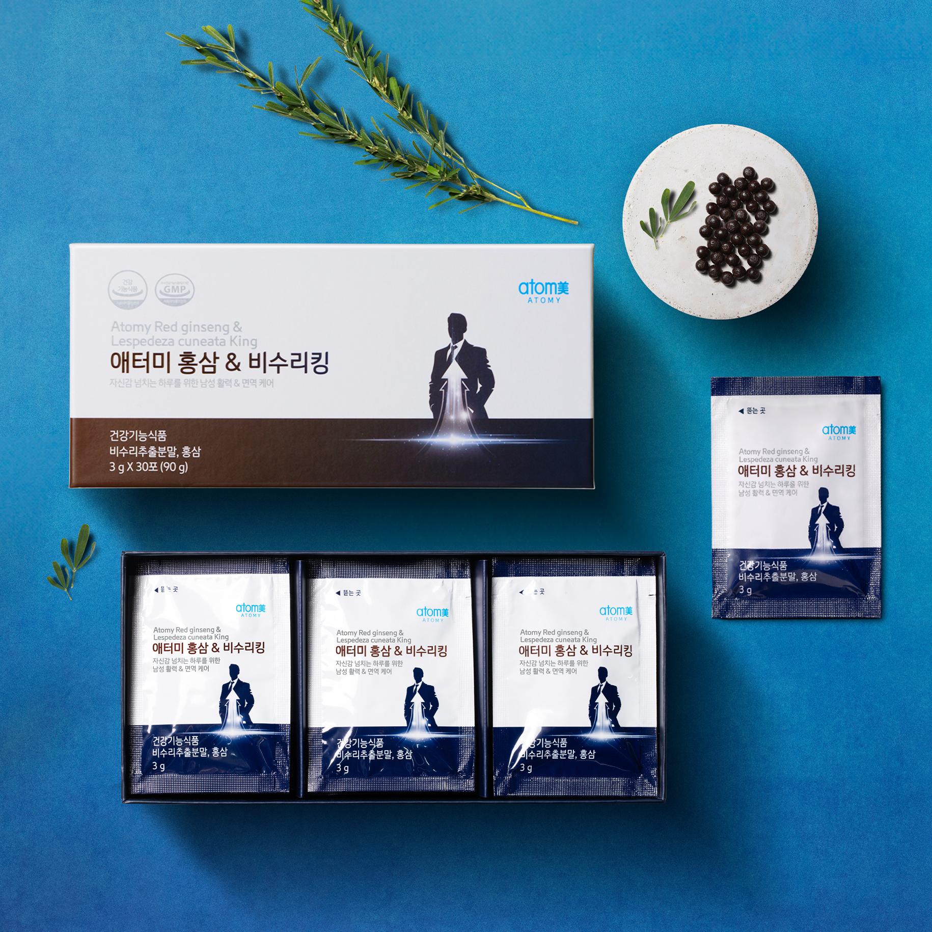 

Atomy Red Ginseng & Bisuri King (30 Packets, 1 Month Supply)