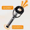 9Pcs Stainless Steel Ceramic Rings Rod Tip Fishing Rod Guides Single/Double Leg Fishing Rod Guides Rings Easily Install
