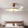 NuFeng Vintage Cream Style 42-inch Invisible Ceiling Fan Light with Tmall Genie