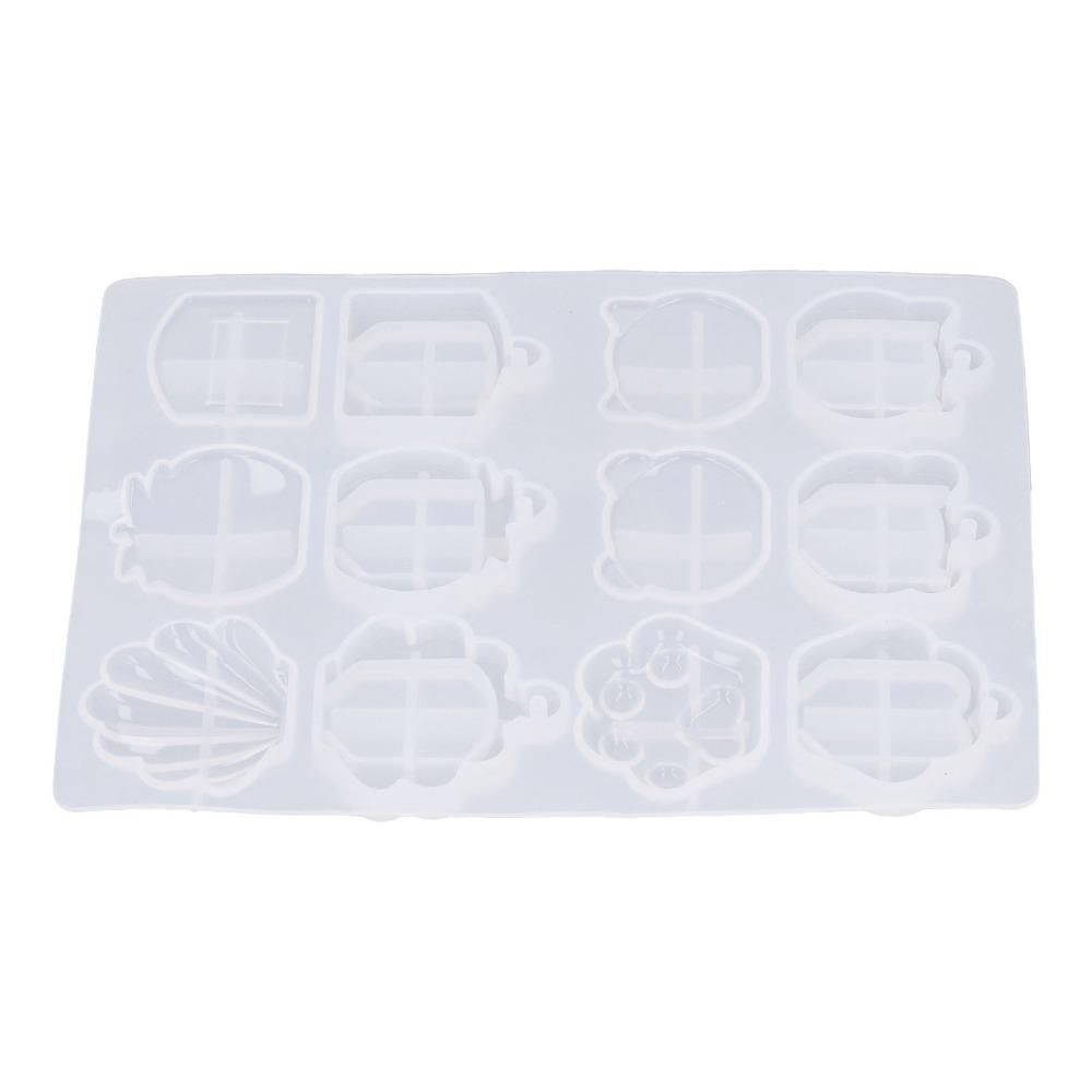 1pcs Reusable Mold Epoxy Resin Mold DIY Craft Supply Keychain Making Kit For DIY Keychains