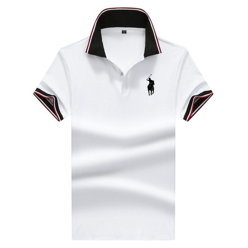 

Dm Pure Cotton Polo Shirt Men s Lapel Summer Футболка с коротким рукавом Футболка с коротким рукавом Мужская одежда L