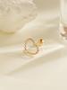 Minimalpiercing 14K Cubic Pretzel Heart Piercing Earrings