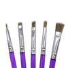 5Pcs Cake Decorating Brushes Set Food Safe Synthetic Bristle Cake Brushes Easy To Clean Cake Coloring Pen for Cake Decorating And Baking