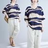 Summer Printed Short-sleeved T-shirt V-neck Cotton and Linen Loose Large-size Women's Top T-shirt Cotton and Linen Shirt