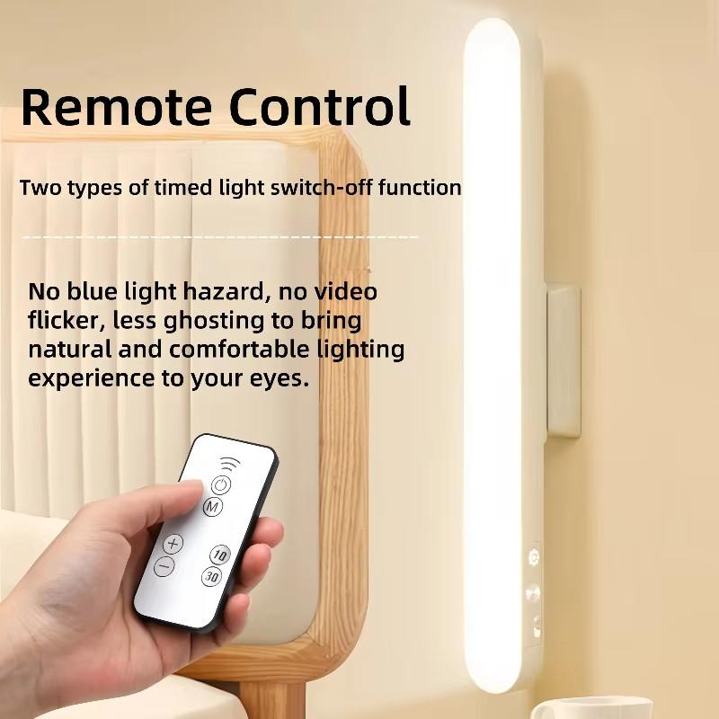 LED Magnetic Eye Protection Remote Reading Switch Desk Lamp Three-speed Stepless Dimming USB Rechargeable Student Learning Lamp