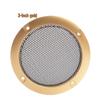 3-inch Car Speaker Grille Cover & Decorative Ring - Iron Mesh Electroacoustic Accessory.