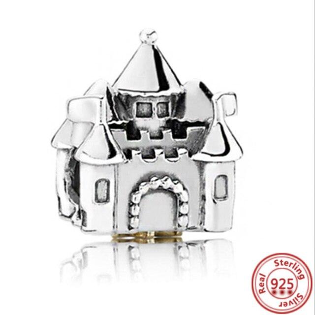925 Silver Love Collection Beaded Pendant Charm Accessory Bracelet Women 'S Diy Jewelry