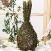 Rabbit Shape Bird Nest Hanging Pendant Easter Decoration Photo Props