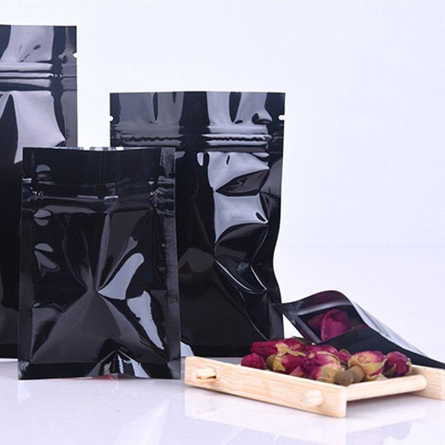 Buy HEI 100Pcs/Bag Aluminum Foil Food Ziplock Storage Bag Food Grade