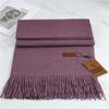 Scarf Imitation Cashmere 29 Colors Thick Warm Solid Color Scarf Shawl Women'S Winter Fashion Tassel Versatile Scarf Men