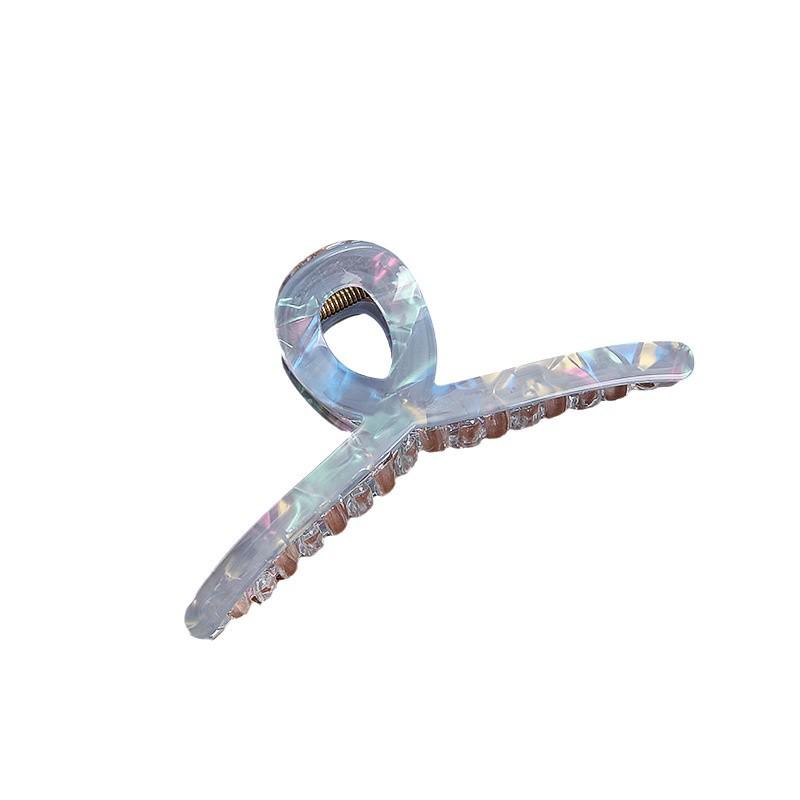 Korean Transparent Candy Jelly Hair Clips: Versatile Claw & Shark Clips for Stylish Hair Buns