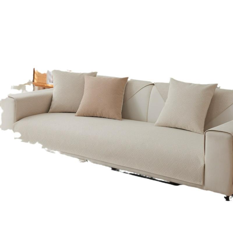 Fresh Sofa Cushion Pink Ins Style Leather Sofa Special Sofa Cushion Four Seasons Universal Cover Towel