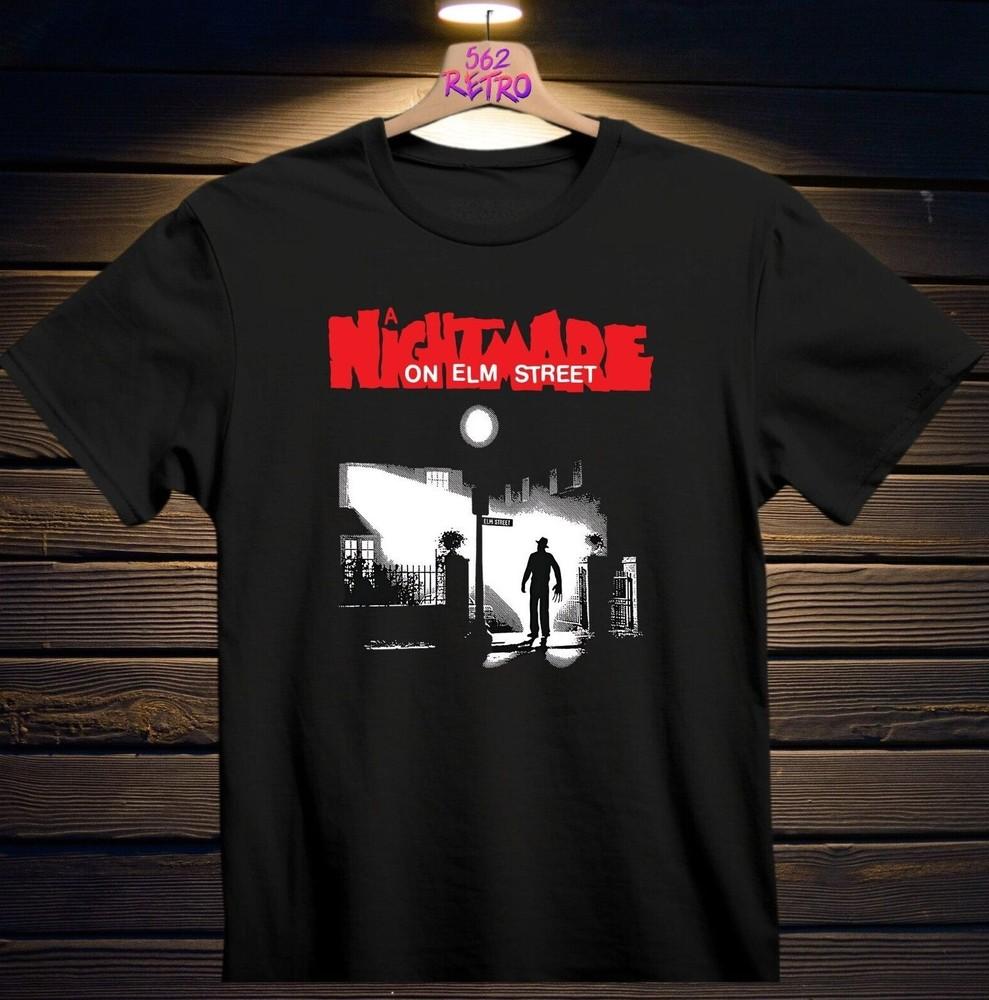 A Nightmare on Elm Street Horror Movie TShirt Black S3XL Unisex T-Shirt L
