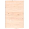 Washbasin Top with Mounting Bracket Steel and Solid Oak Wood