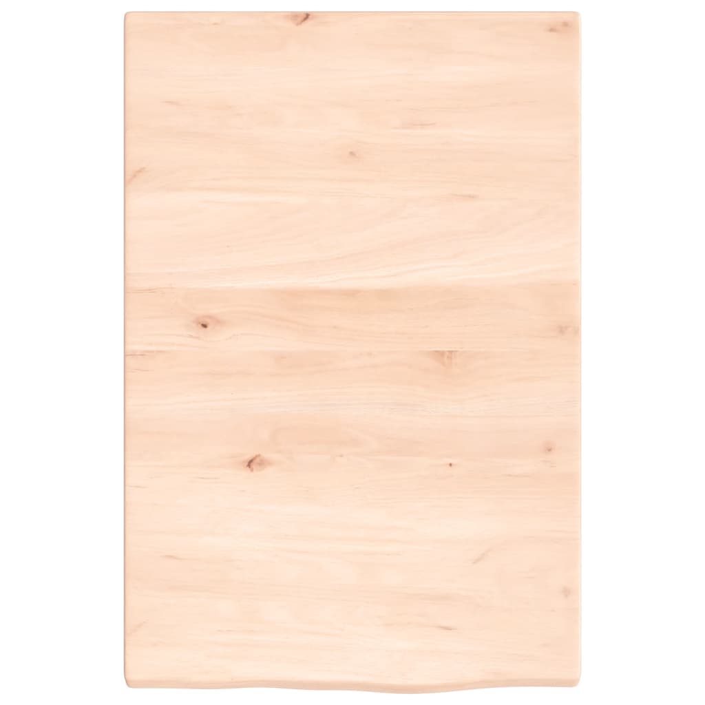 Washbasin Top with Mounting Bracket Steel and Solid Oak Wood