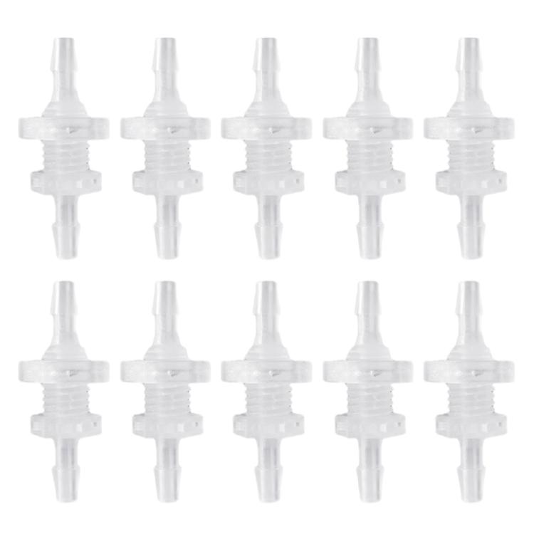 10 Sets Versatile Tube Connector Set Plastic Hose Barb Fittings for 3/16" Hoses