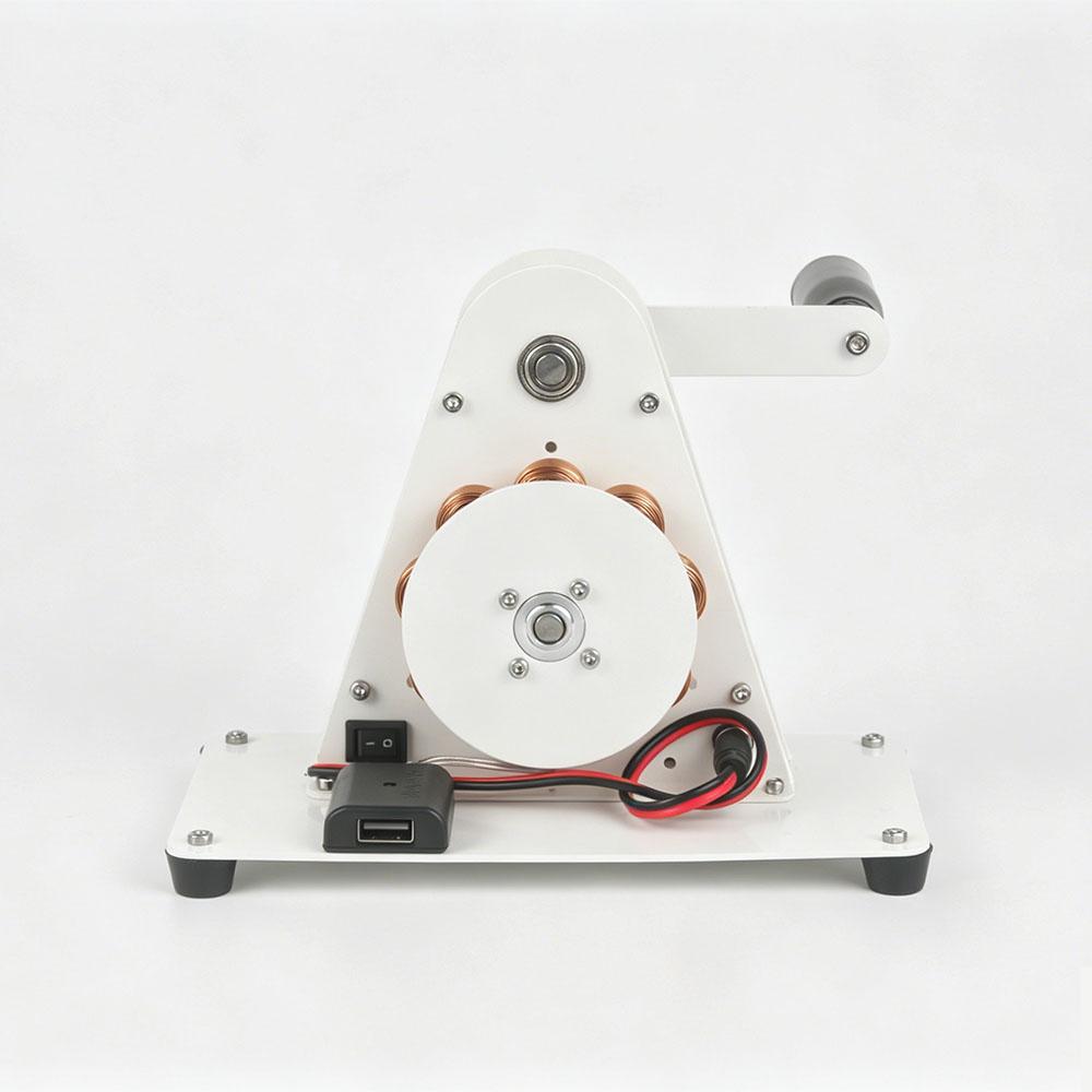 Hand Crank Generator USB Portable Emergency Power Dynamo Manual Generator for Camping Phone Charging Physics Teaching Model