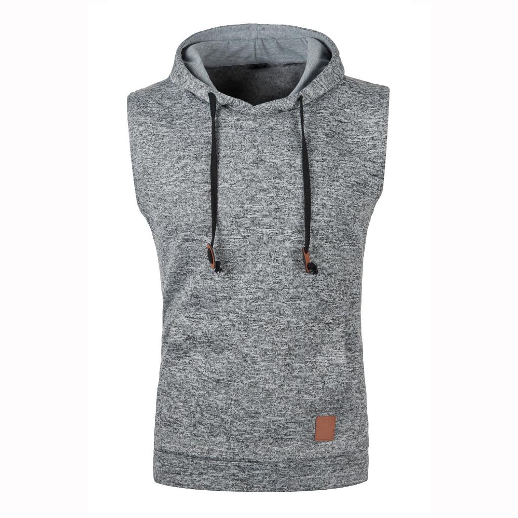Gilet in Maglia con Cappuccio da Uomo Slim Fit - Pile Sottile, Edizione Autunno/Inverno