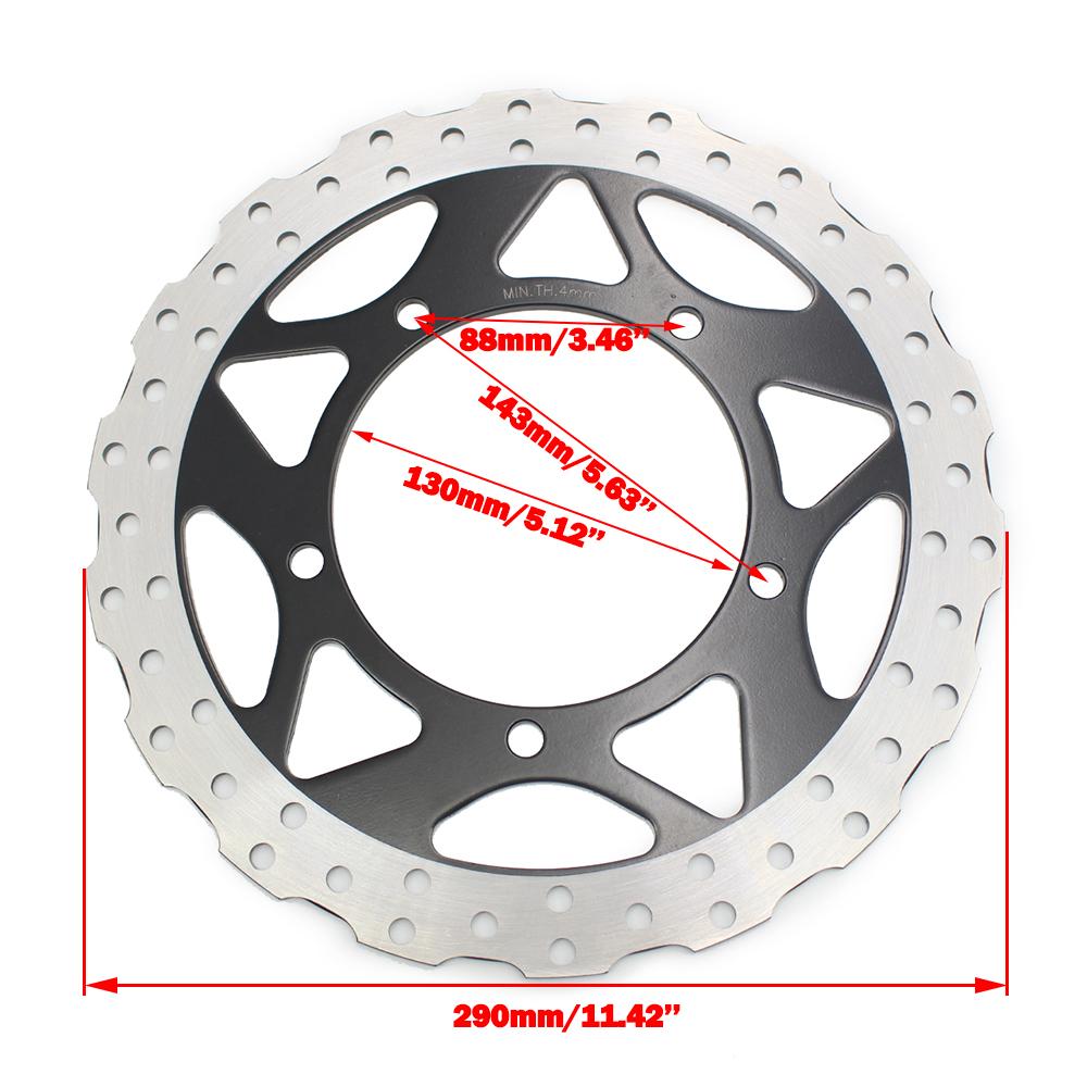 290 220mm Motorcycle Front Rear Brake Disc Rotor For Kawasaki  Z250 SL Ninja 250 EX250 Z300 ABS 300cc NINJA 300 EX300 2013-2018