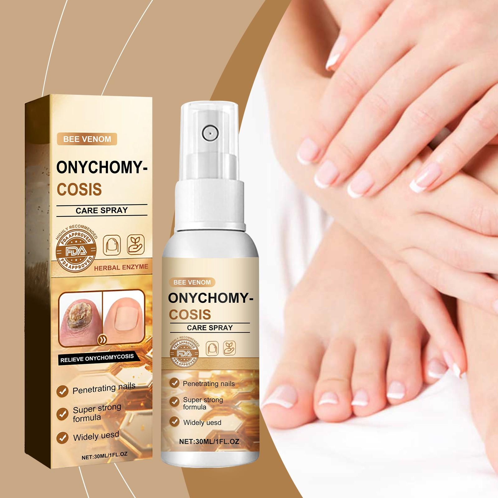 

Спрей ухода за ногтями, спрей 30мл ног и ногтей нежно очищая питательный