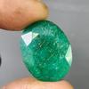 26.00 Cts Certified Natural Colombian Green Emerald Oval Cut Loose Gemstone