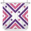 3d Bathroom Curtains Colorful Geometry Shower Curtains Waterproof Polyester Fabric With Hooks Home Decor Washable Bath Curtain