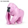 MOC Animal Scene Building Blocks Zoo Elephants Giraffes Chimpanzee Camels Goats Camel Parrots Pigeon Accessories Bricks Toys N09