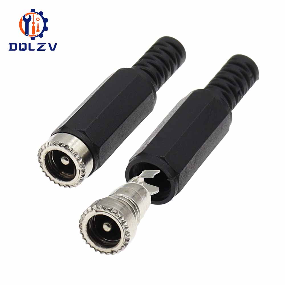 DC Power Male Jack 5.5X2.5MM 5.5X2.1MM Power Adapter Connector For Socket Repairs Tool 5.5*2.1mm 5.5*2.5mm