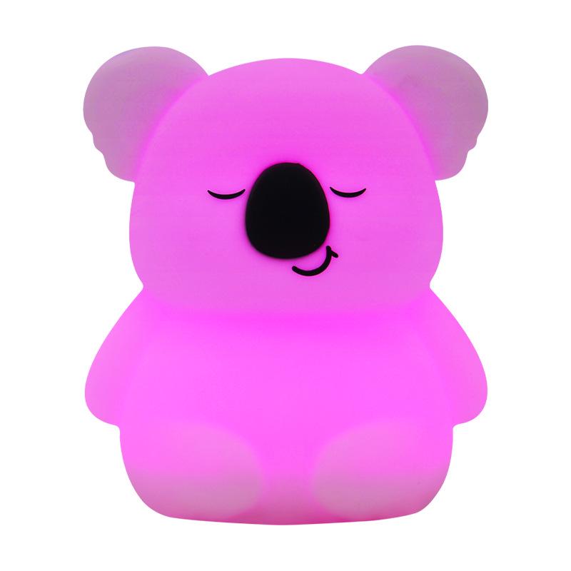 Cartoon Silicone Music Night Light for Bedroom, Bedside, and Meditation.