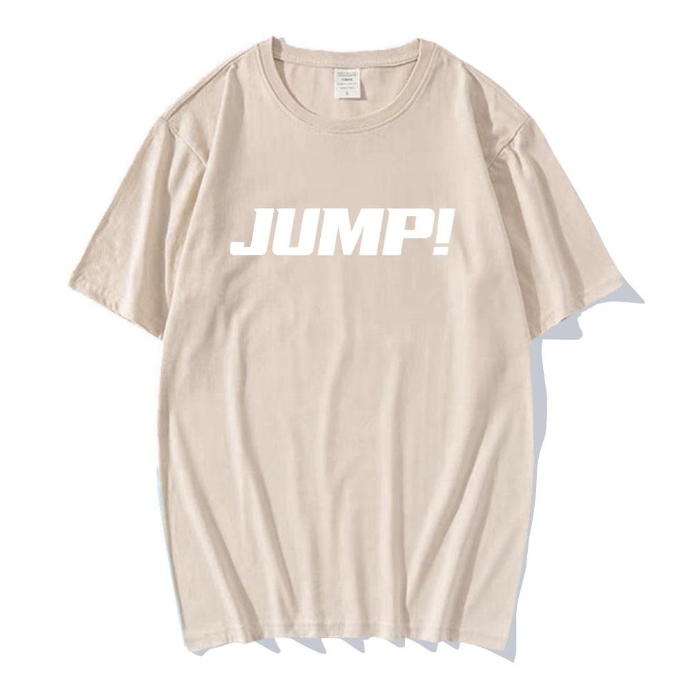 Jump Single Graphic 2025 T-shirt Band and Pink Girls' Band Tshirts Cotton Fashion Short Sleeve T Shirt Men Women Clothing