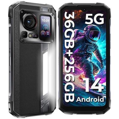 HOTWAV Hyper 7 Pro 5G Telephone Portable Incassable 36Go+256Go 6,6" FHD+ 10800mAh 200MP Smartphone Incassable IP68/NFC/GPS Noir