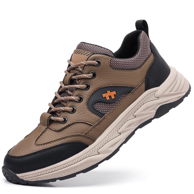 

Новая мужская кожаная обувь кожаная повседневная спортивная обувь для хайкинга кроссовки модный тренд мужская одинарная обувь 44