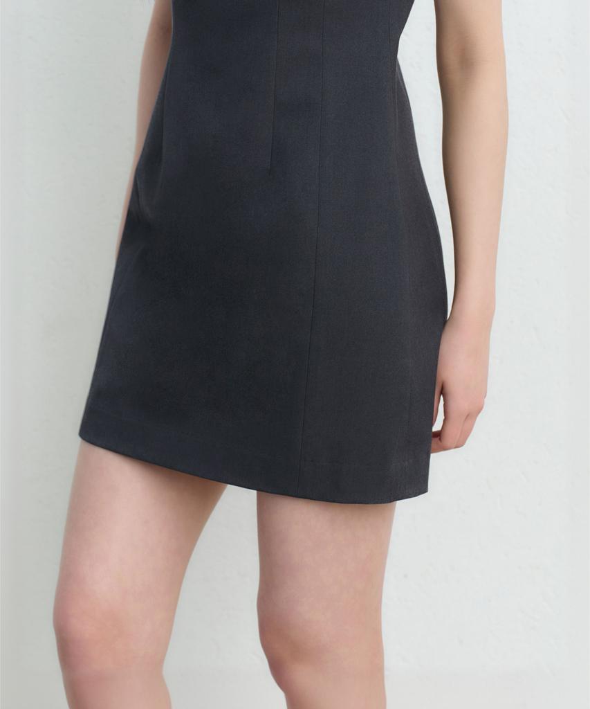 Musinsa Standard Woman Women'S Formal Mini Dress [Gray]