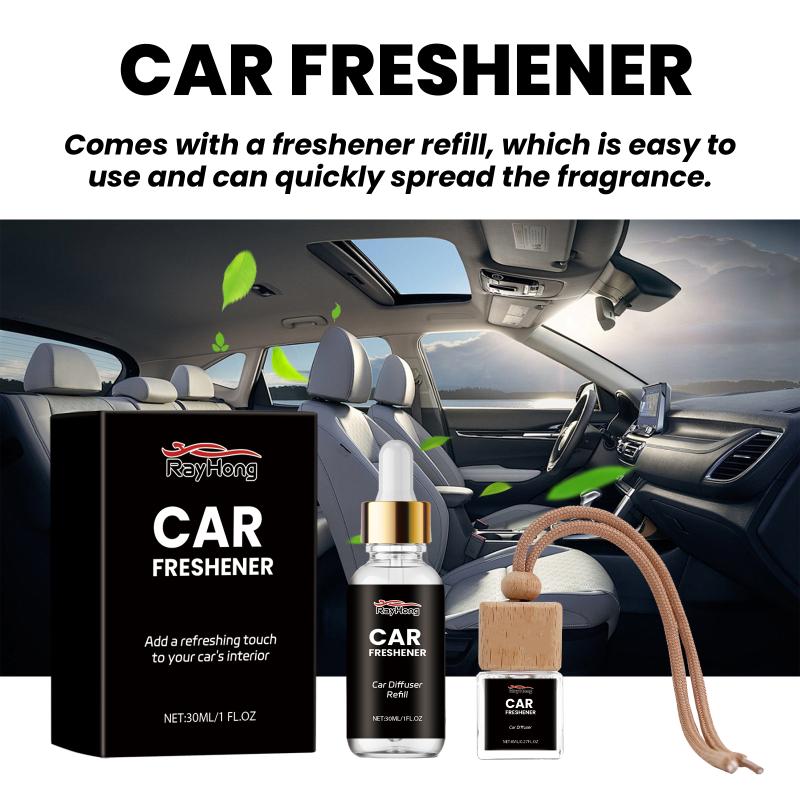 Plant Essential Oil Car Diffuser Natural Aroma 30ml Hanging Air Freshener Long Lasting for Auto and Room