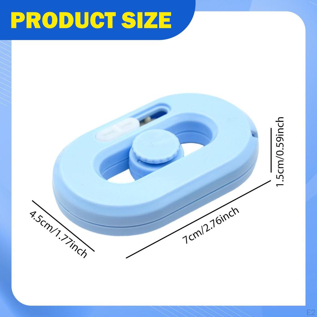Box Cutter Opener Compact Mini Lightweight Paper Knife Utility for Stretch Wrap Banding