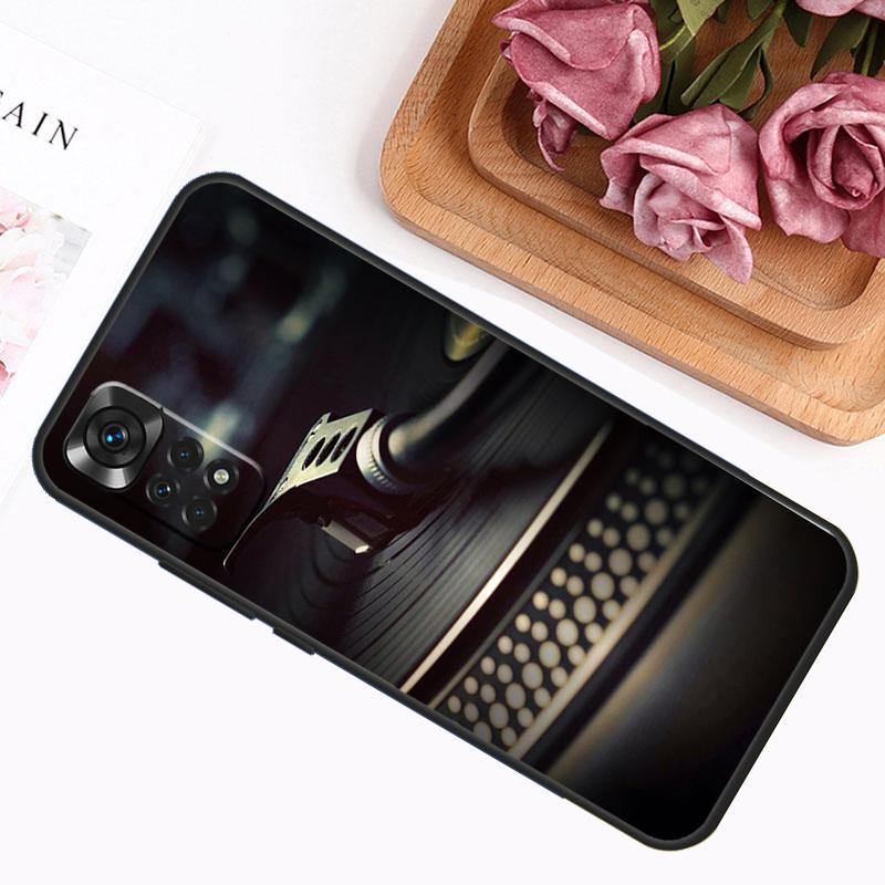 Vinyl DJ Record Art Case For Xiaomi Redmi Note 9 10 11 12 13 14 Pro 9S 10S 11S 12S Redmi 14C 13C 10C 12C Cover