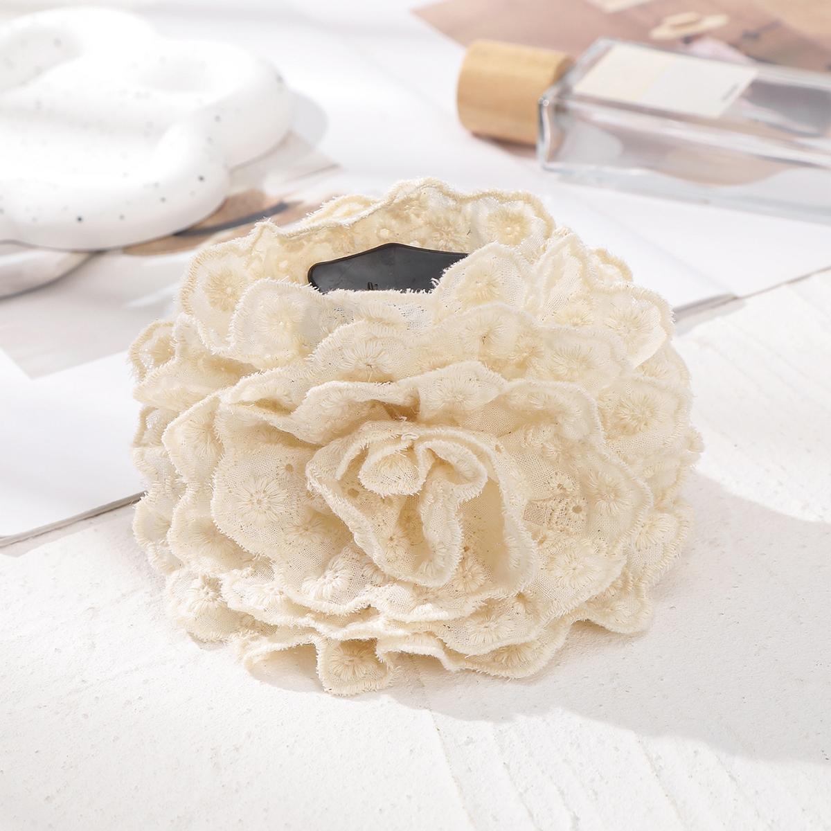 

Вышитая Цветочная Заколка-Краб для Волос для Женщин Летняя Розовая Милая Заколка Краб для Волос Головной Убор для Девочек Путешествия Фото Аксессуары для Волос