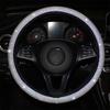 Steering Wheel Cover Glitter,Bling Bling Universal Non-Slip Shiny Colorful Car Steering Wheel Protector Car Decoration Accessories for Car Accessories
