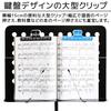Set of 4 Music Clips, Sheet Music Clips, Piano Memo Clips, Music Book Holders, Sheet Music Clips with Keyboard Design, Keyboard, Music Stand (Black)