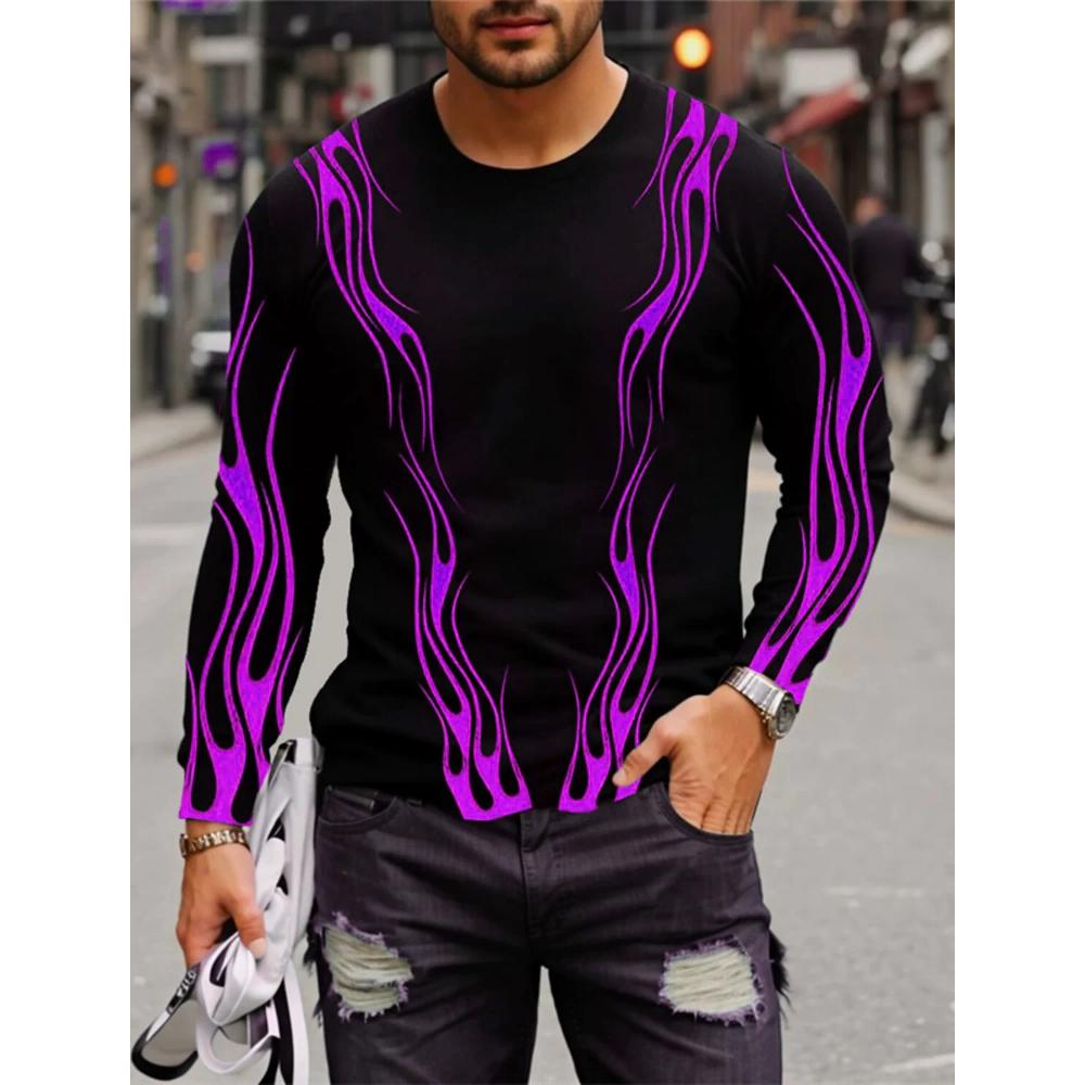 Men's Comfort Top Casual Loose Long Sleeve Fashion Pullovers Long Sleeves Men’s