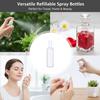 100ml Small Fine Mist Spray Bottle Reusable Mini Empty Plastic Bottle Mini Travel Spray Subpackage Bottle With Pump 4PCS