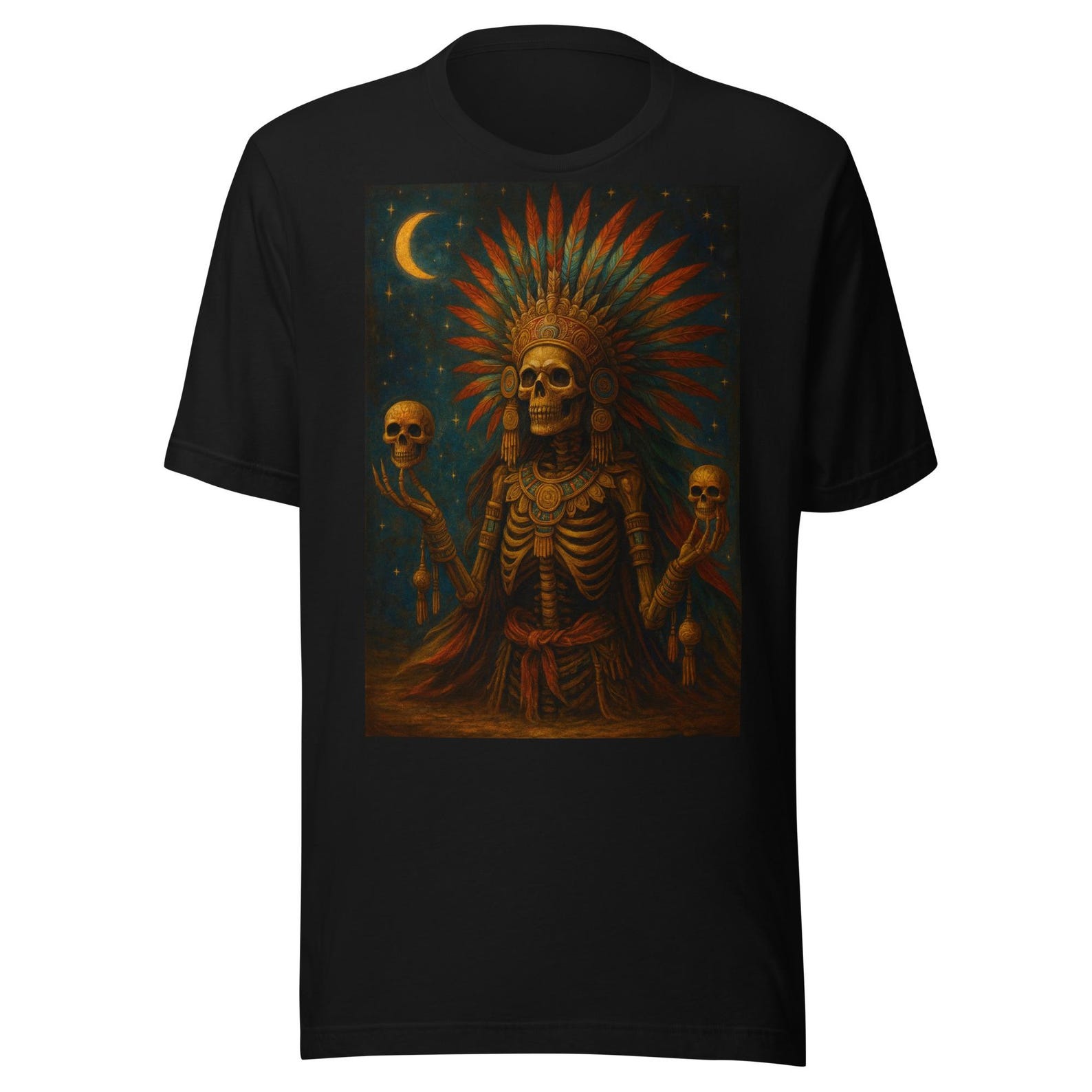Aztec Death Goddess Unisex t-shirt M