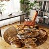 1PC lioness cubs Office Round Area Rug, Under Office Chairs Bedroom Living Room Home Decor, Carpet for Office -1110113