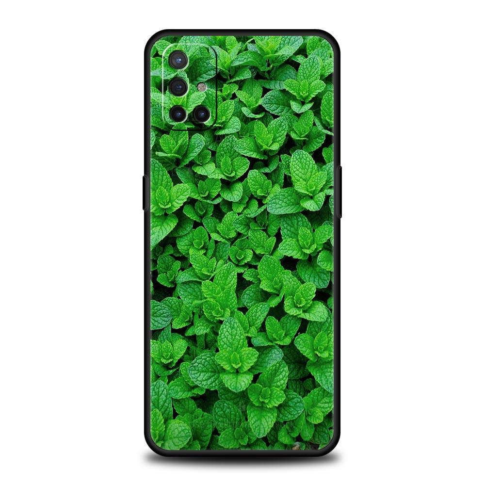 Phone Case For OnePlus 12 11 10 9 Pro 9T 12R 10R 9R 9RT 10T 8T 8 7 6T 7T Nord 2T CE 2 5G N200 N10 N100 Cover lucky grass
