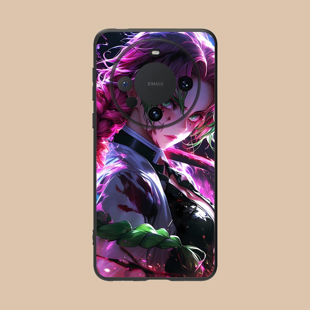 Demon Slayer Mitsuri Phone Case for Huawei Mate 60 50 40 30 20 10 Pro Plus Lite E 5G Colour Protective Luxury Smartphone Pretty