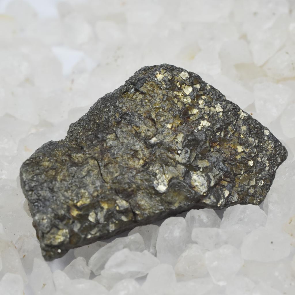 Natural Pyrite Loose Gemstone Golden Crystal 81.50 ct Brazilian Rough for Gemstone Collections