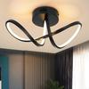 LED-Deckenleuchte - NETTLIFE - Modell 12W - Schwarz - 3000K - Diam. 34 cm
